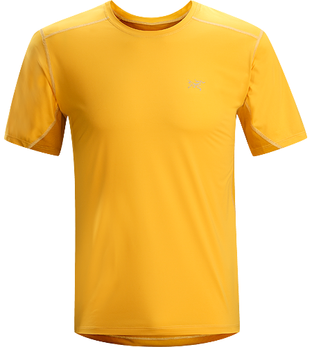 Accelero Comp SS Men's Lightweight, technical short sleeve shirt constructed with air permeable mesh textile across the back and shoulders and a smooth, comfortable textile throughout the main body. Ideal for active use in warm weather.