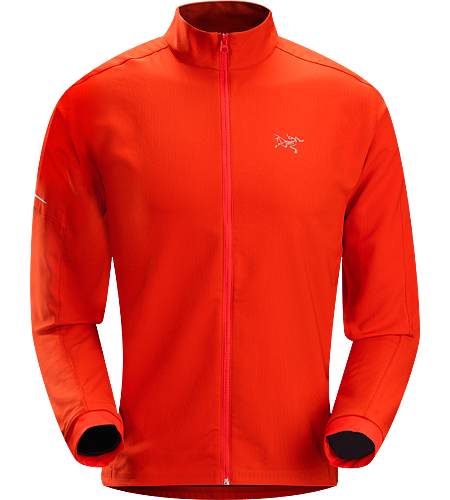 Accelero Jacket Men's Breathable, moisture-wicking jacket; Ideal for aerobic activities in cooler weather.