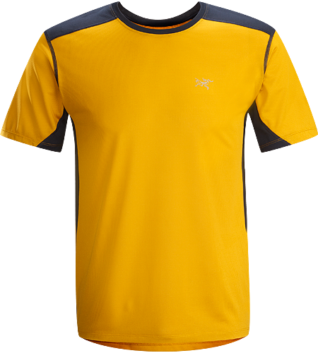 Actinium SS Men's Extrem luftdurchlässiges, leichtes und feuchtigkeitsregulierendes kurzärmeliges Laufshirt aus Netzgewebe.