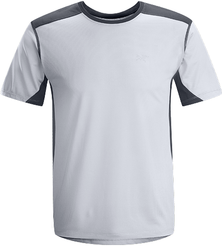 Actinium SS Men's Highly air permeable, lightweight, moisture-wicking, mesh short sleeve running shirt