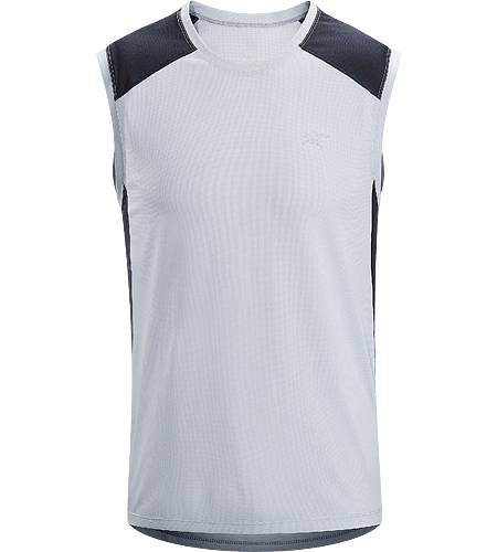 Actinium Sleeveless Men's Highly air permeable, lightweight, moisture-wicking, mesh sleeveless running shirt