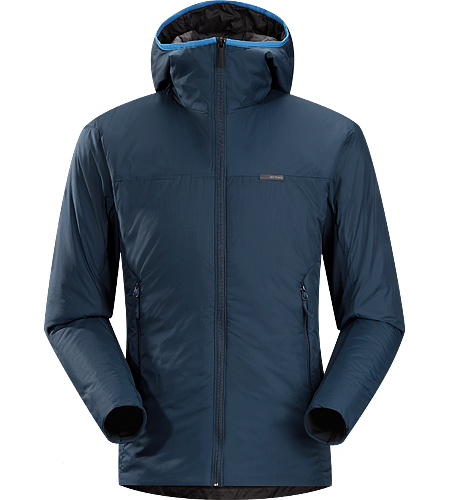 Aphix Hoody Men's Lightweight insulated hooded jacket that stands alone or works as a mid layer.