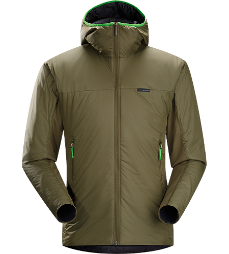 Aphix Hoody Men's Lightweight insulated hooded jacket that stands alone or works as a mid layer.