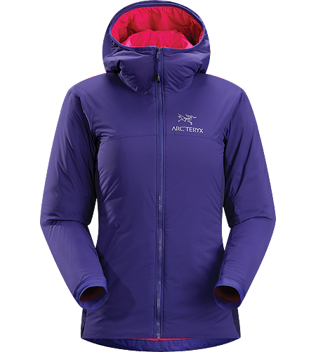 Atom LT Hoody Women's <strong>Atom Series: Synthetic insulated mid layers | LT: Lightweight. </strong>Lightweight, breathable, insulated hoody; Ideal as a stand-alone piece in fair weather, or as a layering piece in cold conditions