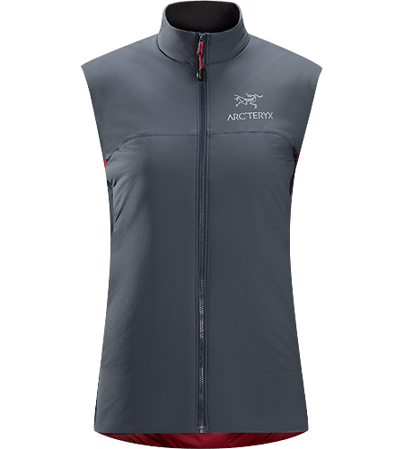 Atom LT Vest Women's <strong>Atom Series: Synthetic insulated mid layers | LT: Lightweight. </strong>Lightweight, insulated Coreloft™ vest, designed to preserve core warmth; Ideal as a layering piece for cold weather activities.