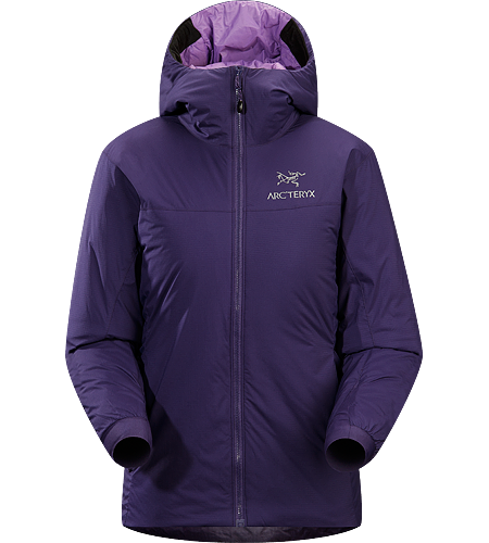Atom SV Hoody Women's <strong>Atom Series: Synthetic insulated mid layers | SV: Severe Weather. </strong>Warm insulated Coreloft™ jacket with an insulated hood; Ideal for use as a super-warm mid-layer in cold conditions, or as a stand-alone piece in warmer conditions.