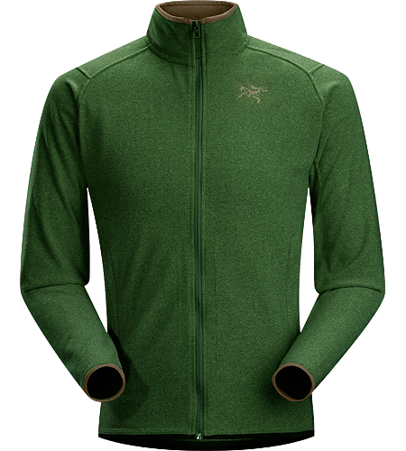 Caliber Cardigan Men's Relaxed fit fleece with casual styling and zippered hand pockets, constructed using a soft-to-the-touch Polartec® micro-fleece textile