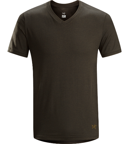 Candidate V-Neck Men's Comfortable, easy-wearing short sleeve T-shirt with V-neck, constructed with a cotton/polyester blend jersey textile that provides durable performance.