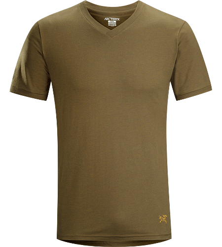 Candidate V-Neck Men's Comfortable, easy-wearing short sleeve T-shirt with V-neck, constructed with a cotton/polyester blend jersey textile that provides durable performance.