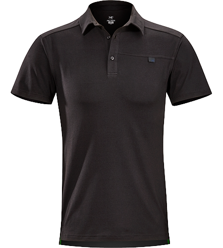 Captive Polo SS Men's Trim-fitting, short-sleeved polo shirt made from lightweight, moisture-wicking Cotton/Synthetic blend textile with Lycra. Ideal for urban use or for more rugged pursuits.