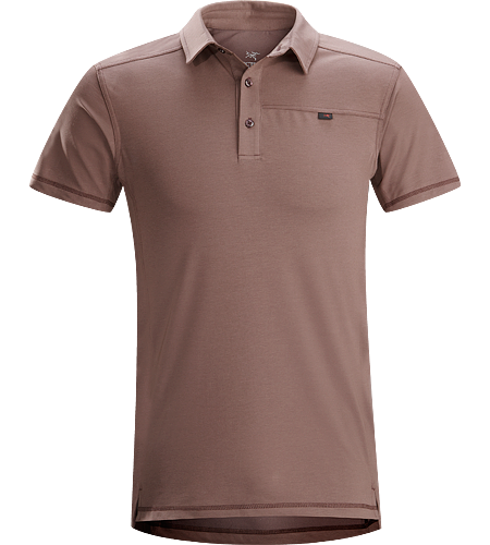 Captive Polo SS Men's Trim-fitting, short-sleeved polo shirt made from lightweight, moisture-wicking Cotton/Synthetic blend textile with Lycra. Ideal for urban use or for more rugged pursuits.