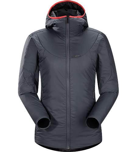Ceva Hoody Women's Versatile, lightweight, insulated hooded jacket designed to be worn as either a cold weather mid layer, or as a stand alone piece in cold dry conditions