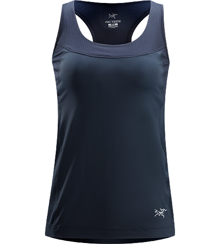 Cita Tank Women's Versatile, moisture-wicking tank top with integrated shelf bra, constructed with a comfortable mesh lining and smooth face-fabric that allows for easy layering.