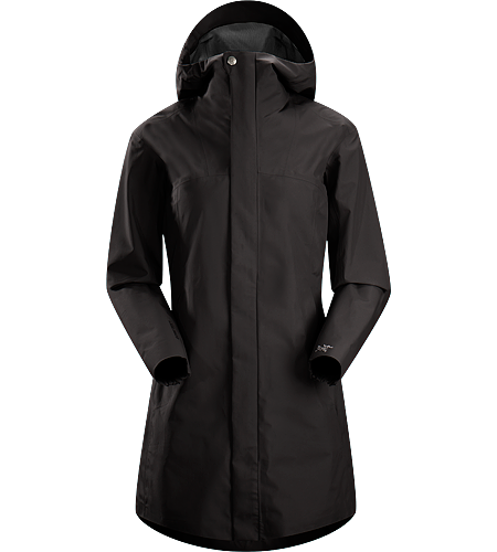 Codetta Coat Women's Waterproof, three-quarter length GORE-TEX® rain jacket with hood