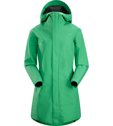 Codetta Coat Women's Waterproof, three-quarter length GORE-TEX® rain jacket with hood