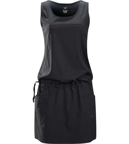Contenta Dress Women's Relaxed fit dress with integrated waist adjuster, constructed with stretchy, quick drying Diem™ textile. Ideal for hot weather use or while travelling.