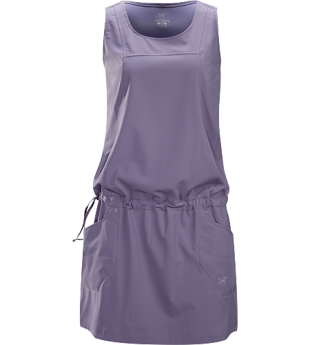 Contenta Dress Women's Relaxed fit dress with integrated waist adjuster, constructed with stretchy, quick drying Diem™ textile. Ideal for hot weather use or while travelling.