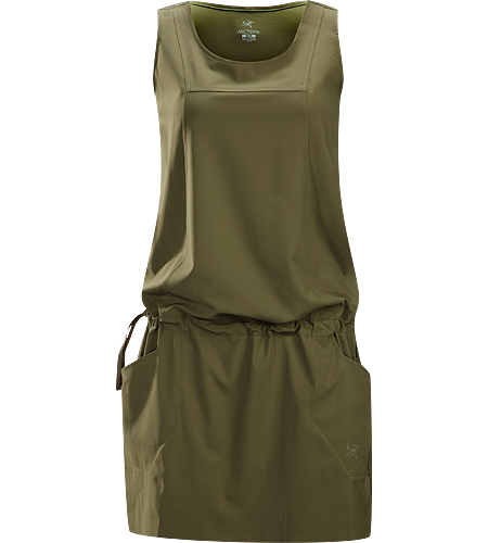 Contenta Dress Women's Relaxed fit dress with integrated waist adjuster, constructed with stretchy, quick drying Diem™ textile. Ideal for hot weather use or while travelling.