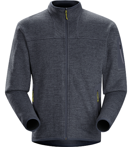 Covert Cardigan Men's Breathable fleece jacket with a casual design; Ideal for layering or as a stand alone piece.
