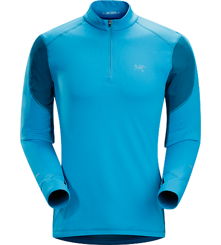 Cyclic Zip Neck Men's Mid-to-heavy weight, highly featured mid-layer with excellent moisture management properties constructed using two weights of Phasic™ textile for optimal temperature regulation. Ideal for trail running and high output activities.