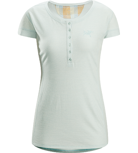 Emissary SS Women's Premium quality, short sleeve Henley shirt made of Laincast™ wool blend textile; Ideal for multi-day, multi purpose use.