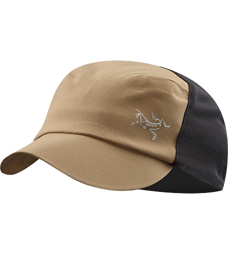 Escapa Cap Lightweight, breathable, mesh-lined hat with a pliable, laminated brim and a hint of 'trucker' styling