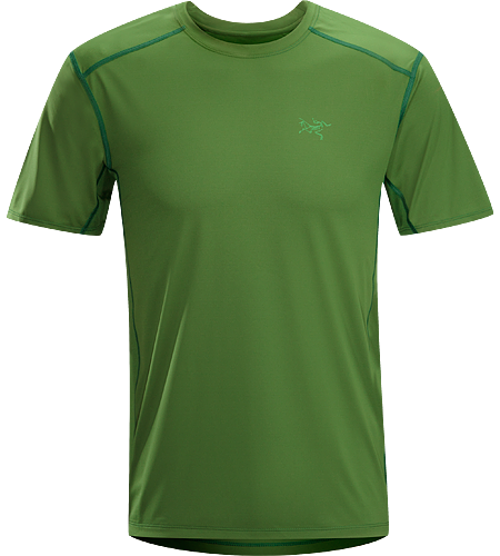 Ether Crew SS Men's Durable, lightweight, moisture-wicking short-sleeved shirt with mesh underarm panels to aid venting.