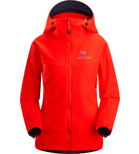 Gamma LT Hoody Women's <strong>Gamma Series: Softshell outerwear with stretch | LT: Lightweight. </strong> Durable and breathable, wind and moisture resistant softshell hooded jacket for everyday use.