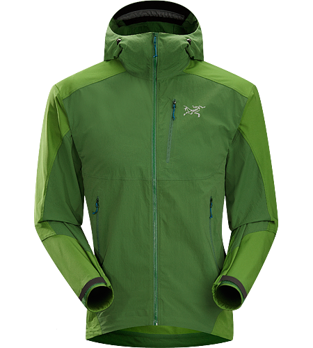 Gamma SL Hybrid Hoody Men's <strong>Gamma Series: Softshell outerwear with stretch | SL: Superlight. </strong> Lightweight, durable wind and moisture resistant hoody constructed using two weights of softshell textile for enhanced mobility and breathability.