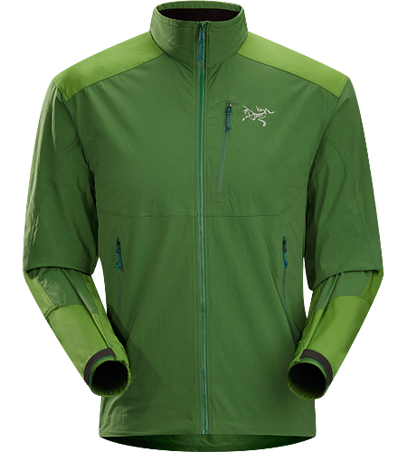 Gamma SL Hybrid Jacket Men's <strong>Gamma Series: Softshell outerwear with stretch | SL: Superlight. </strong> Lightweight, durable wind and moisture resistant jacket constructed using two weights of softshell textile for enhanced mobility and breathability.