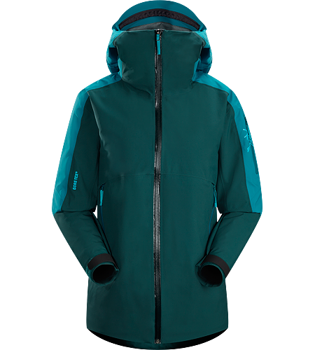Kamoda Jacket Women's Waterproof, breathable GORE-TEX® jacket with Coreloft™ insulation; ideal for skiing/riding deep snow on cold weather days.