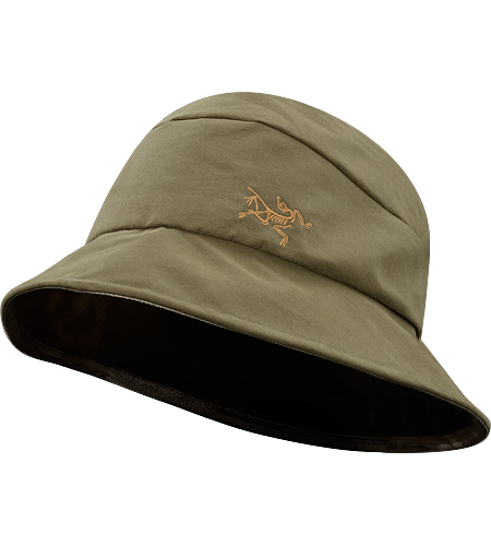 Kapol Hat Men's Wide brim cotton twill hat with a bound edge. Pliable, compact sun protection with a plush textured interior elastic.