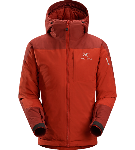 Kappa Hoody Men's <strong>Kappa Series: Insulated wind resistant outerwear. </strong>Highly insulated, windproof, breathable jacket constructed with enhanced WINDSTOPPER® fabric with a softer face, and reinforced shoulders and arms; ideal for active pursuits in freezing weather.