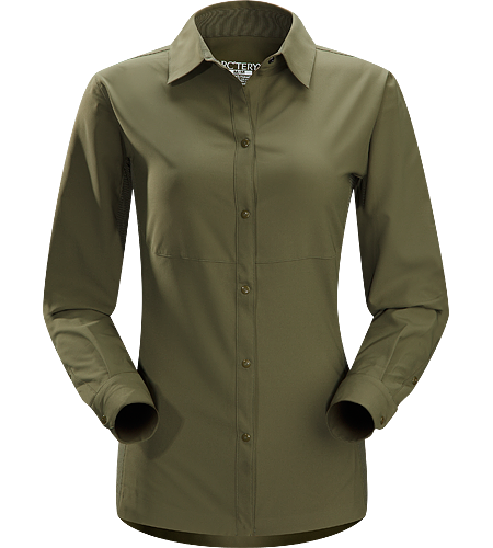 Libere Comp LS Women's Breathable, lightweight long sleeved shirt with sleeves that roll and secure in place for hotter weather.