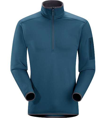 Lorum Zip Neck Men's Low profile, technical zip neck is an excellent mid-layer for hard working days.