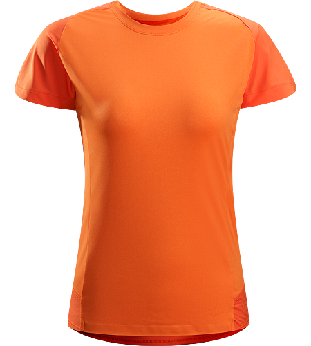 Mentum Comp SS Women's Loose-fitting, moisture-wicking, stretchy short-sleeve T-shirt; ideal for running, hiking, and other high-output activities.