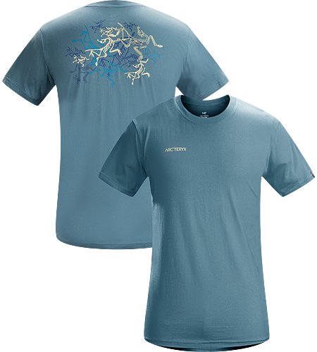 Multi Bird T-Shirt Men's 100% Cotton, short sleeved T-shirt with illustrated graphic