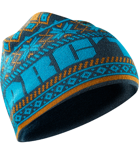 Nordiq Hat Men's Wool/acrylic blend beanie with bold, colourful details