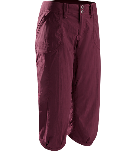 Parapet Capri Women's Casual capri pant constructed with lightweight, durable yet stretchy technical fabric for enhanced mobility during activity