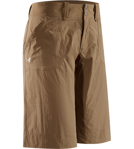 Parapet Long Women's Urban inspired technical long shorts suitable for hiking and trekking