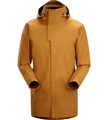 Parsec Coat Men's Three-quarter length, brushed interior windproof waterproof/breathable GORE-TEX® soft shell long coat