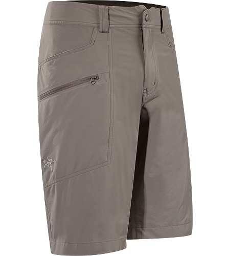 Perimeter Short Men's Mid-weight, articulated hiking shorts, designed and patterned for enhanced freedom of movement and comfort.