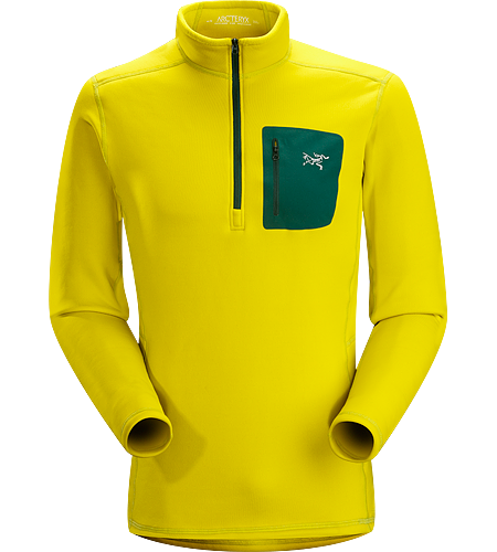 Rho AR Zip Neck Men's Breathable, moisture-wicking, insulated jersey with collar zip to aid with temperature regulation