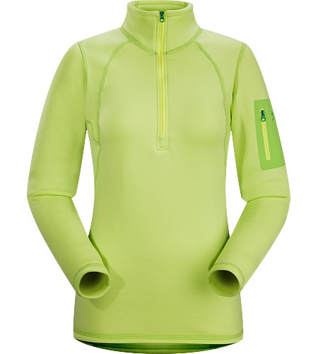 Rho AR Zip Neck Women's Breathable, moisture-wicking, insulated jersey with collar zip to aid with temperature regulation