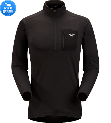 Rho LT Zip Neck Men's Lightweight, moisture-wicking base layer shirt with odour-control fabric.