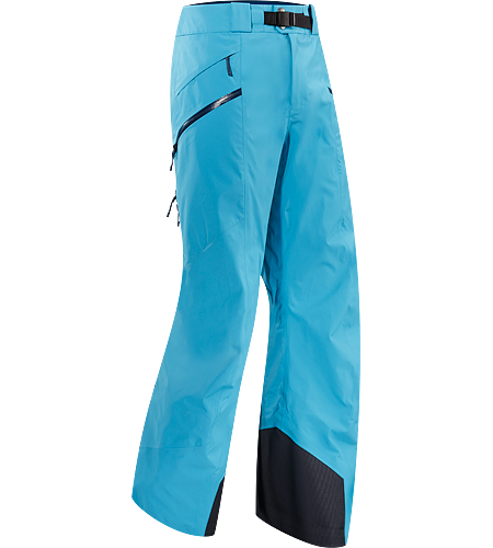 Sabre Pant Men's Built for riders/skiers, a lightly insulated, waterproof, GORE-TEX® pant with a Slide 'n Loc™ snap system to attach the jacket to pants.