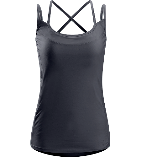 Senna Tank Women's Trim fit tank top with comfort straps and a built-in shelf bra