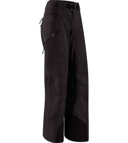 Sentinel Pant Women's Waterproof, women-specific GORE-TEX® pants, designed for riders/skiers, featuring a Slide n' Loc™ snap system that attaches pants to a jacket