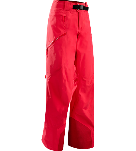 Sentinel Pant Women's Waterproof, women-specific GORE-TEX® pants, designed for riders/skiers, featuring a Slide n' Loc™ snap system that attaches pants to a jacket
