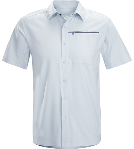 Skyline Shirt SS Men's Super light, breathable shirt with a standard button collar and a soft hand, perfect for warm, summer days.